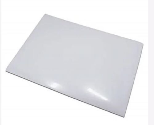 White 2 Mm Thick Rectangular Water Resistant Polyvinyl Chloride Laminated Sheet 