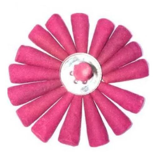 Pink 3 Inches 22 Minutes Burning Time Rose Fragrance Dhoop Cones