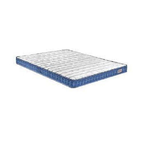 Polyester Comfortable Double Foam Layer Highly Soft White And Blue Bed Mattress