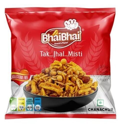 Stainless Steel Ready To Eat Indian Snacks Salty And Spicy Crunchy Bhaibhai Mixture Namkeen 