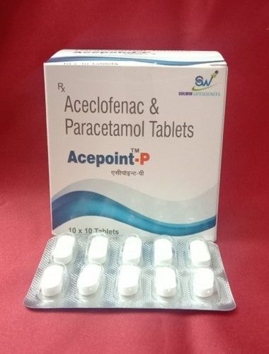 Aceclofenac Paracetamol Tablets (10 X 10 Tablets Pack)