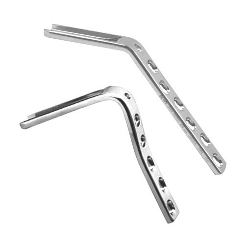 Attachable And Sharpe Foot Edges Spinal L-Shaped Steel Angled Blade