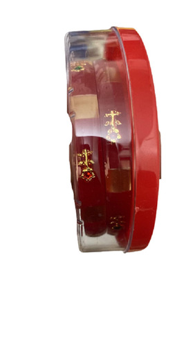 2/2 Size Red Round Shape Bangles