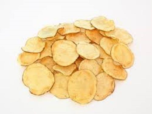 Crispy And Crunchy Salty Baked Potato Chips