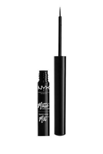 Flexible Brush High Glossy Finish Long Lasting Water Proof Black Eyeliner