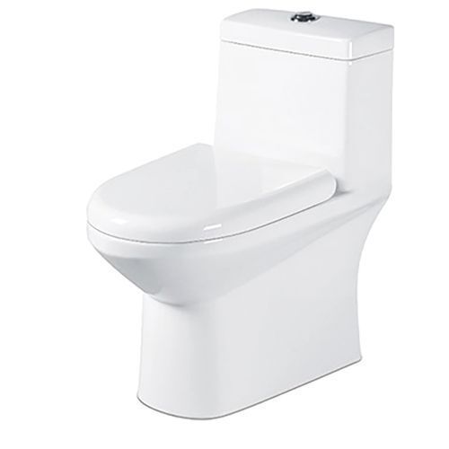 Glossy Finish White Bathroom Toilet Installation Type: Floor Mounted