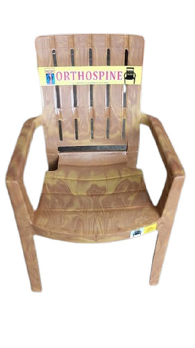 PVC Plastic High Back Chair - 62 x 60.8 x 80.8 Inch, Red Color | Durable, Moisture Resistant, Eco-Friendly, Foldable Design