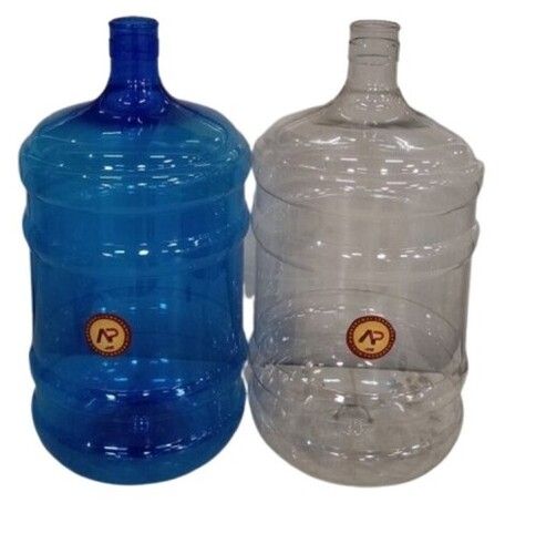 Plastic Blue Transparent 18 Ltr Water Jar