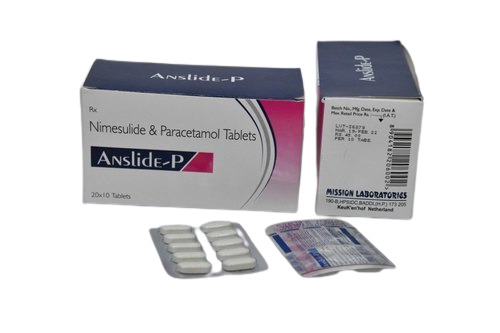 एन्स्लाइड पी 20X10 निम्बुस्लाइड और पेरासिटामोल टैबलेट सामान्य दवाएं