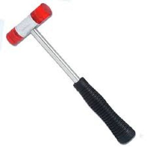 Silver Steel With Plastic Handle Hammer, Dimension 28 X 11 X 3 Cm Height: 15 Inch (In)