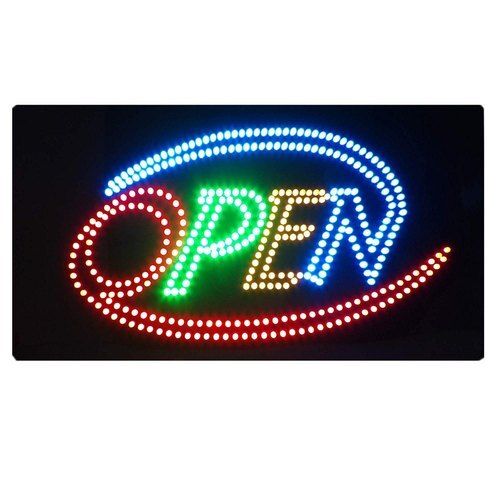 Multi-Color Beautiful Led Sign Board For Shopping Center, Parking Lots Body Material: Steel