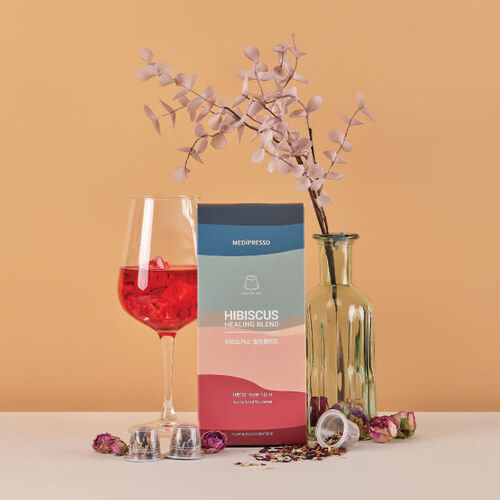 Nespresso Compatible Hibiscus Blend Herbal Tea With Fresh Taste