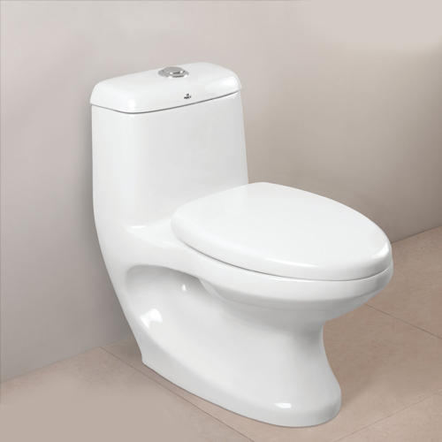 Heavy Duty Floor Mounted White Creamic Toilet Seat