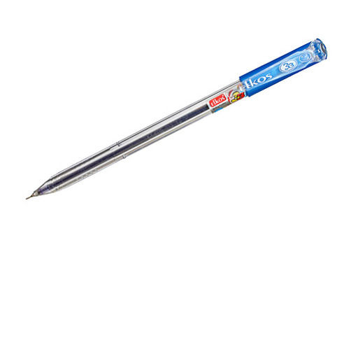 Plastic Elkos Ball Blue Soft Wrinting Pens