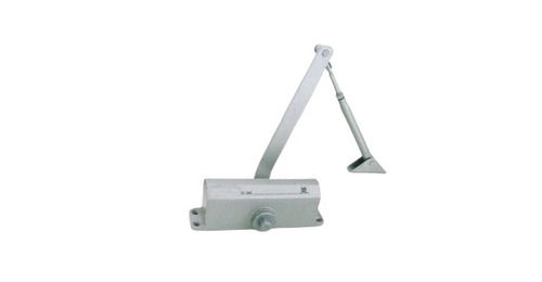 8 Inch Size And 150 Gram Weight Stainless Steel Silver Color Door Closer Section Shape: Round