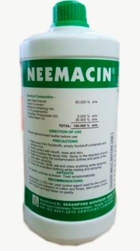 99% Pure Bio Tech Grade Neemacin Liquid Agricultural Pesticides, 1 Liter Pack