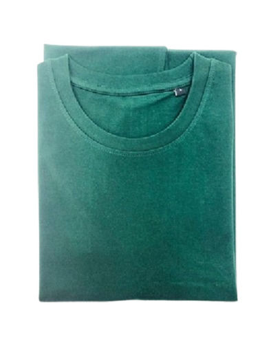 Men'S Lightweight Half Sleeves O Neck Plain Cotton T-Shirt For Daily Wear Age Group: 15-28