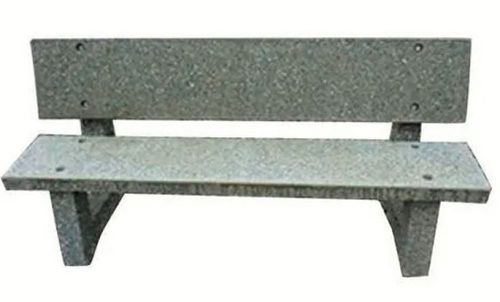 Modern Indian Style Without Arm Rest 3 Seater Rcc Concrete Garden Bench 676 
