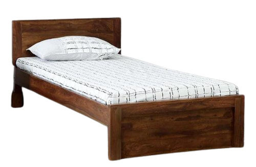 Machine Made Durable And Long Lasting Sheesham Jae Wooden Single Beds