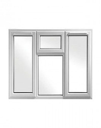 Upvc Glass White Windows For Home And Office Use