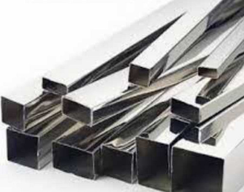201 Stainless Steel Square Pipes For Construction and Architectural Use - 6100mm Length, Seamless, Hot Rolled, Manual Polish Finish | Durable, Rust Proof, Heavy Duty