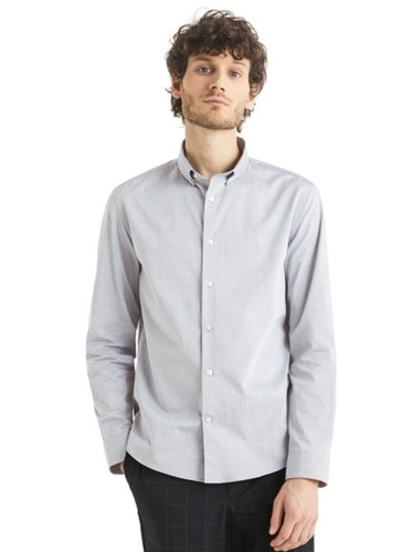 Men's Casual Shirt - Cotton, Various Sizes (S, M, L, XL) | Classic Collar, Full Sleeves, Breathable, Quick Dry, Shrink and Tear Resistant, Plain White Design