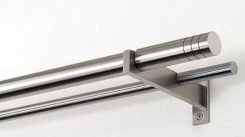 Non Rusted Mirror Finishing Stainless Steel Curtain Rods For Architectural Hardware