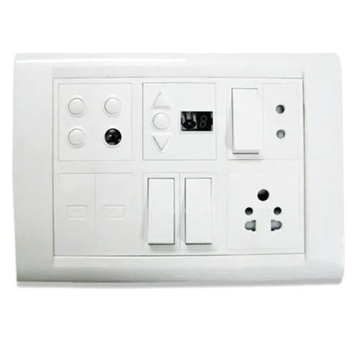 Shock Proof Low Power Consumption Rectangular White Electrical Switch Boards Application: Residential