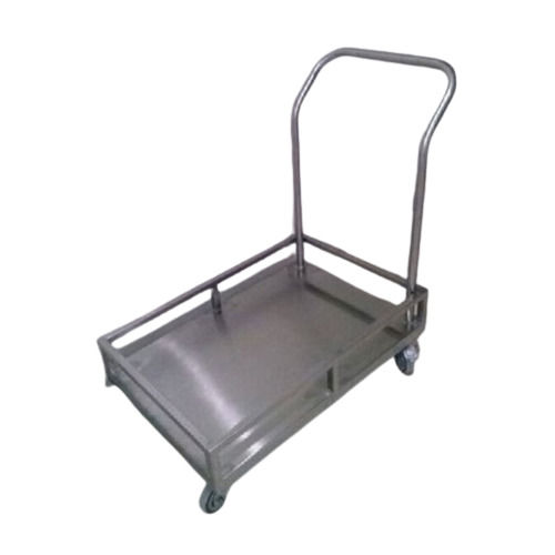 Silver Color Stainless Steel Platform Trolley