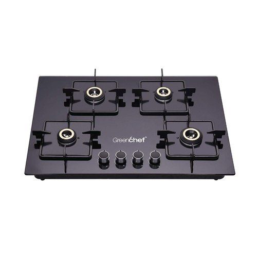 Tough Glass Modern Four Burner Gas Stove