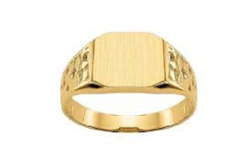 Handmade Star Bright Gold Ring – Unforgettable Engraved Gifts