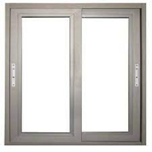 Brown Weather Resistance And Scratch Proof Solid Aluminium Sliding Window