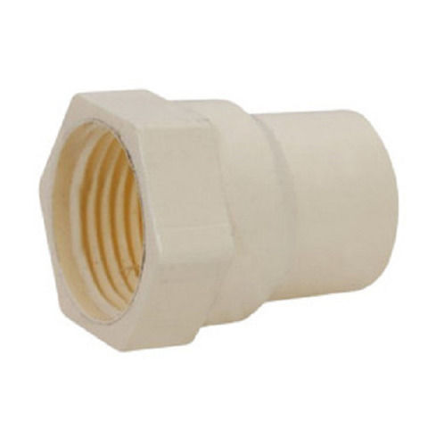 Chlorinated Polyvinyl Chloride Plastic Pipe Threaded Adapter, 3 Mm Thick  Dosage Form: Powder