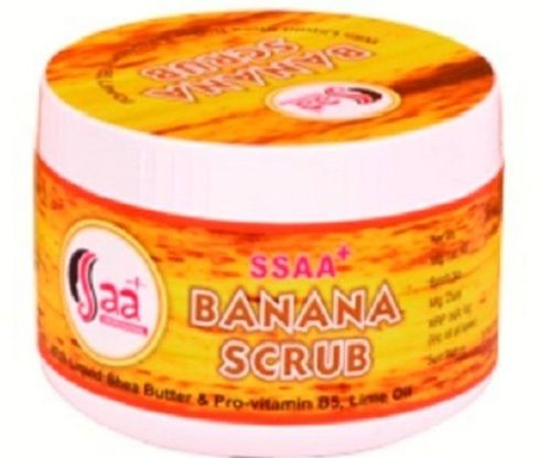 450 Gram Suitable With All Type Of Skin Ssaa+ Banana Fruit Scrub Color Code: Yellow