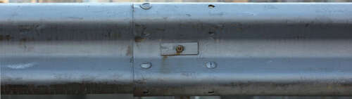 5 Feets Manual Safety Metal Guard Rail For Industry