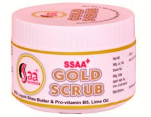 Soft And Glowing Skin SSAA+D Tan Gold Face Scrub 250 Gram Pack