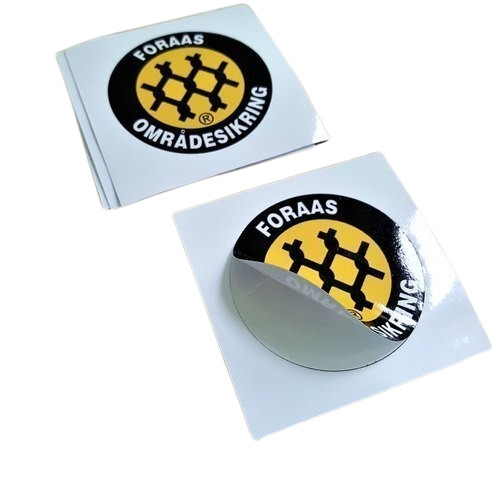 Adjustable Flexible Self Adhesive Thin Black And Yellow Printed Vinyl Stickers 