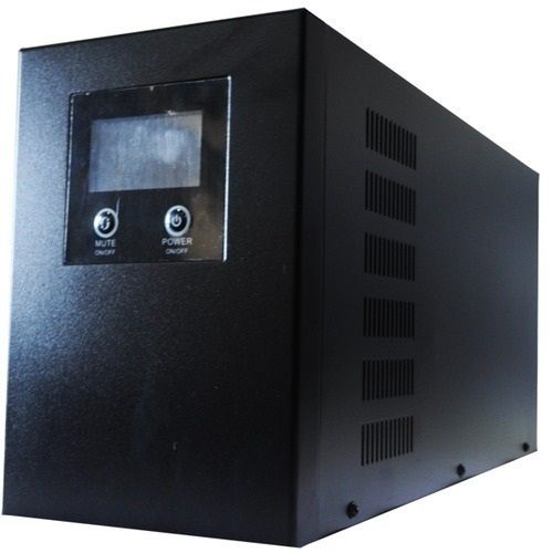 Black 140 Volt And 5 Kg Heavy Duty Charge Control Solar Invertor 