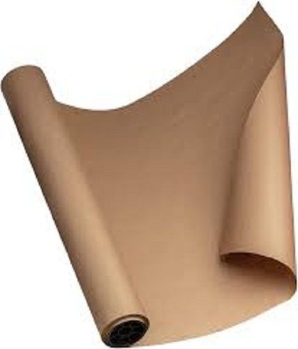 Eco Friendly And Durable Recycled Plain Brown Kraft Paper Roll Weight: 1  Kilograms (Kg)