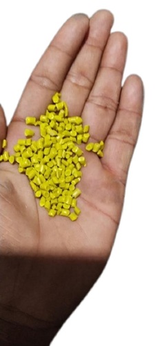 Recyclable Biodegradable Plain Yellow Plastic Granules