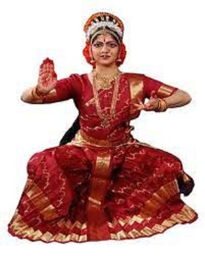  महिलाओं के लिए सांस लेने योग्य सुंदर पारंपरिक भरतनाट्यम डांस ड्रेस 