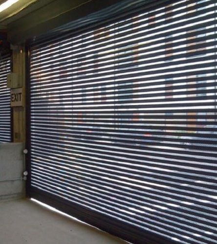 Corrosion Resistant Mild Steel Vertical Opening Perforated Rolling Shutter