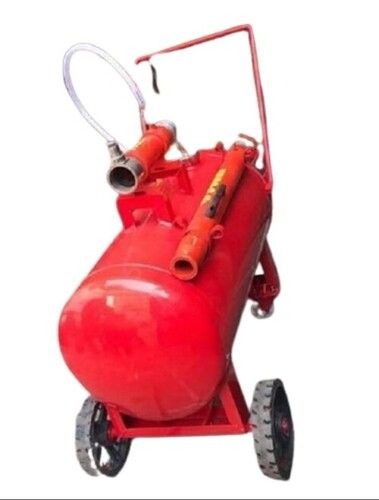 Red Mild Steel Freeze Fire Foam Trolley