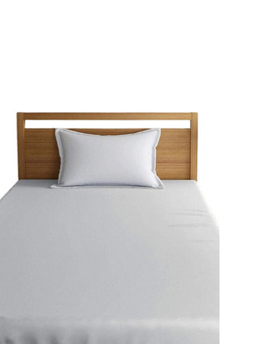 Breathable White Comfortable 100 Percent Cotton Bed Sheet