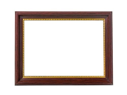 Brown Termite Resistant Light Weight Wall Mounted Long Polishing Wooden Photo Frame