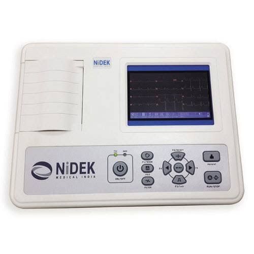 Automatic Portable Nidek 703 3 Channel Ecg Machine For Hospital Use