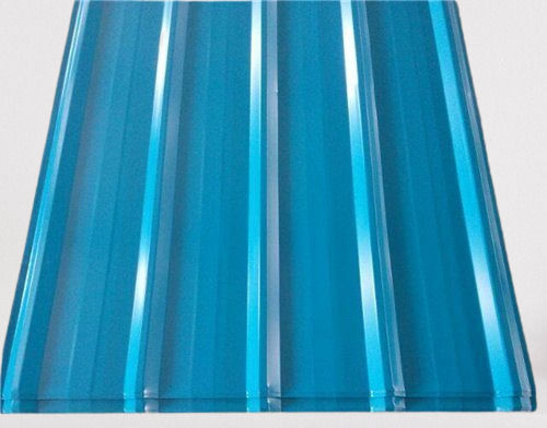 Temper Proof Climate Resistant Rectangular Blue Roofing Sheet