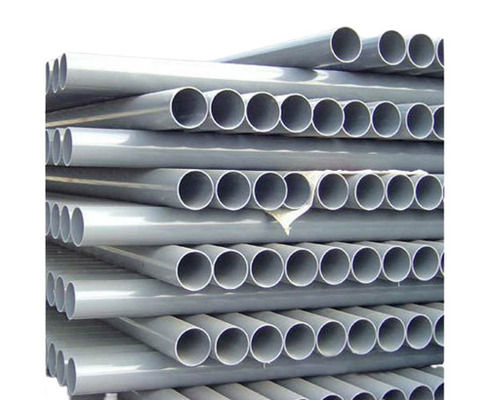 Grey 6 Meter Long Round Casted Rigid Pvc Pipes With 110 Millimeter Diameter