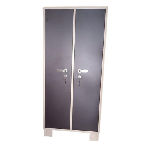 Elegant And Classy Look Double Long Lasting Door Brown Steel Almirah