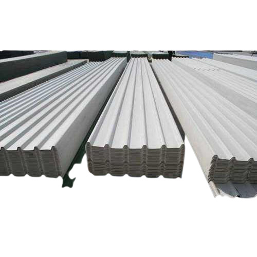 Fire Proof Rectangular Grey Cement Roofing Sheet Length: 6 Foot (Ft)